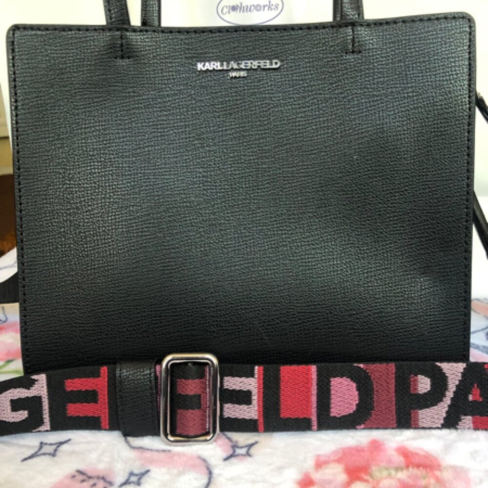 Karl Lagerfeld Black Satchel